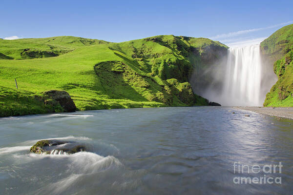 Skoga Art Print featuring the photograph Skogafoss, Iceland by Arterra Picture Library