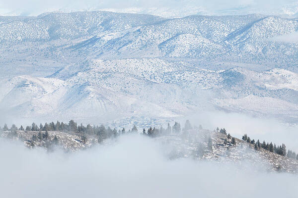 Mountains Art Print featuring the photograph Snow Dust by Shelby Erickson