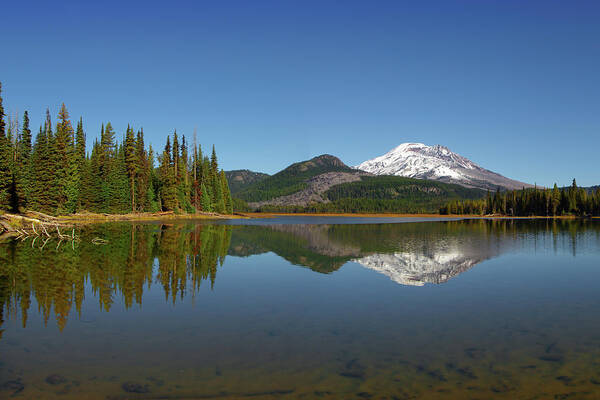Water Art Print featuring the photograph Sparks Lake by Loyd Towe Photography