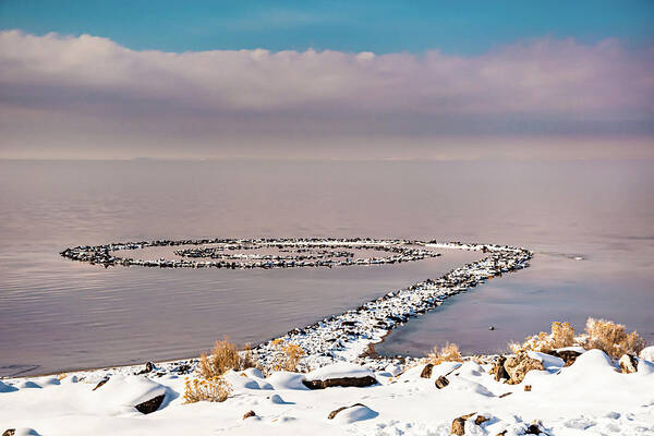 Spiral Jetty Art Print featuring the photograph Spiral Jetty by Bryan Carter