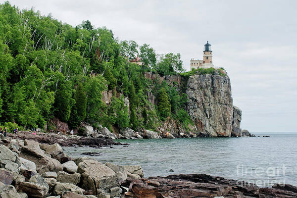 North Shore Art Print featuring the photograph Split Rock Lighthouse V by Rich S
