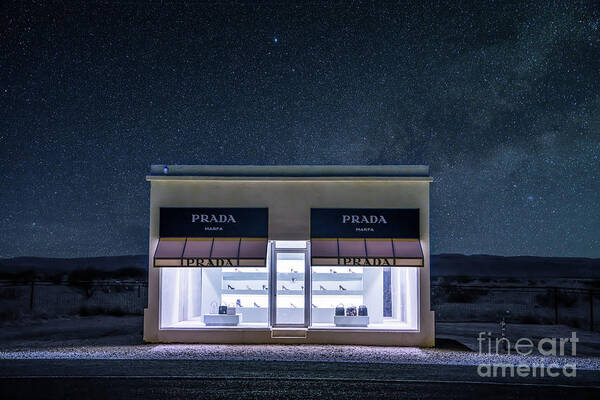 Texas Art Print featuring the photograph Stars Over Prada Marfa by Bee Creek Photography - Tod and Cynthia