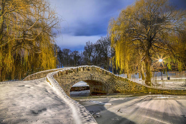 Stone Art Print featuring the photograph Stone Bridge at Hiawatha by Rod Best