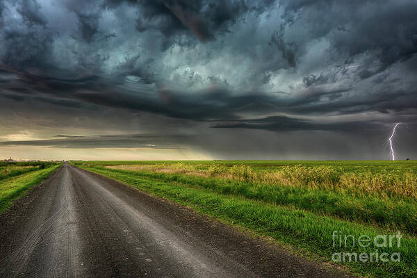 Canada Art Print featuring the photograph Stormy Road by Ian McGregor