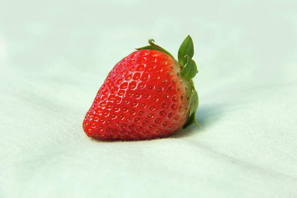 Strawberry Art Print featuring the photograph Strawberry by MPhotographer