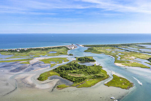 Charlestown Art Print featuring the photograph Summer Playground by Veterans Aerial Media LLC