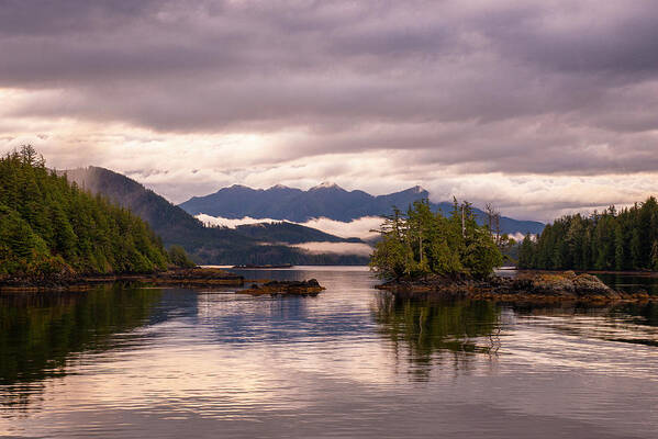 Nootka Sound Art Print featuring the photograph Sunrise in Kyuquot by Canadart -