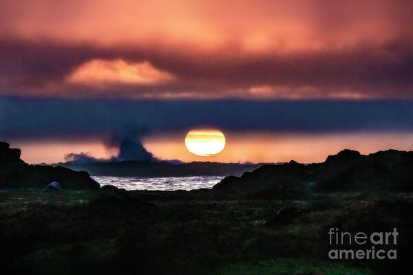 Sunset Art Print featuring the photograph Sunset At Sunset Bay by Janie Johnson