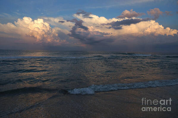 Outer Banks Art Print featuring the photograph Sunset at the Outer Banks by Ken Kvamme