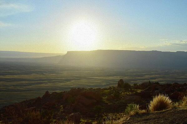 Photography Art Print featuring the photograph Sunset in the Distance by Lisa Burbach