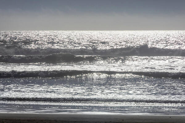 Ocean Waves Art Print featuring the photograph Surface by Gina Cinardo