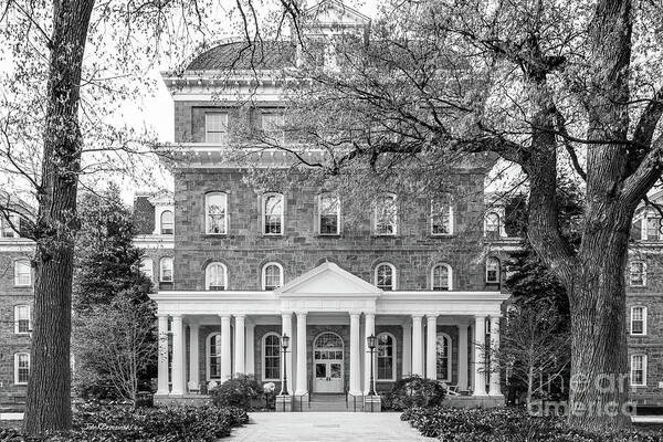 Swarthmore College Art Print featuring the photograph Swarthmore College Parrish Hall by University Icons