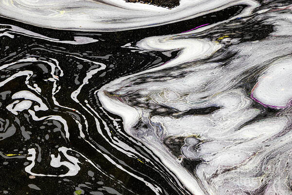 Water Art Print featuring the photograph Swirling Water by Roslyn Wilkins