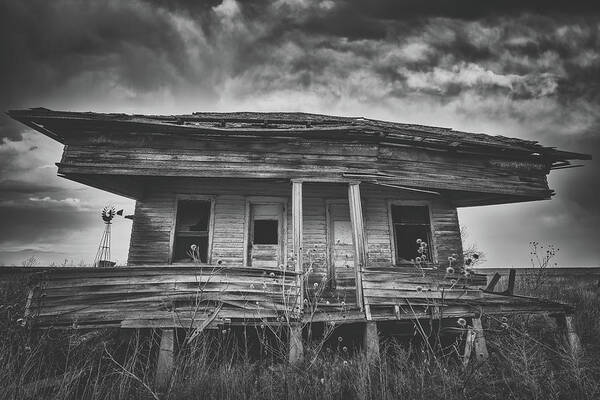 Abandoned Art Print featuring the photograph Tales from the Front Porch by Darren White