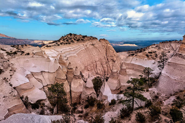 New Mexico Art Print featuring the photograph Tent Rocks in Trees by Dan McGeorge