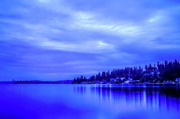 Blue Hour Art Print featuring the photograph The Blue Hour by Anamar Pictures