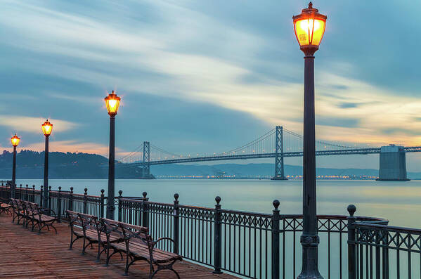 San Francisco Art Print featuring the photograph The City at Dawn by Jonathan Nguyen