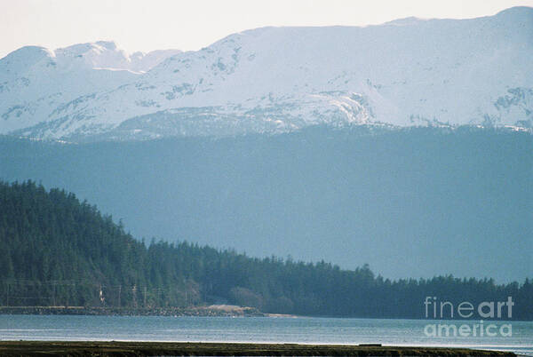 #alaska #juneau #ak #cruise #tours #vacation #peaceful #douglas #outerpoint #capitalcity Art Print featuring the photograph The Drive Around The Bend by Charles Vice