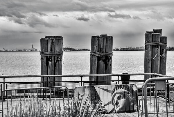 Battery Park Art Print featuring the photograph The Gates to Liberty by Cate Franklyn