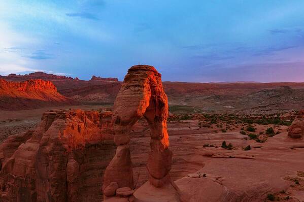 Arches National Park Art Print featuring the photograph The Iconic Delicate Arch by Jason Turuc