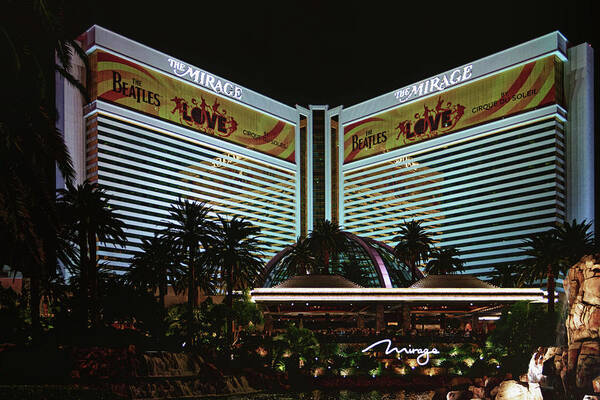 Las Vegas Art Print featuring the photograph The Mirage by Ron Dubin