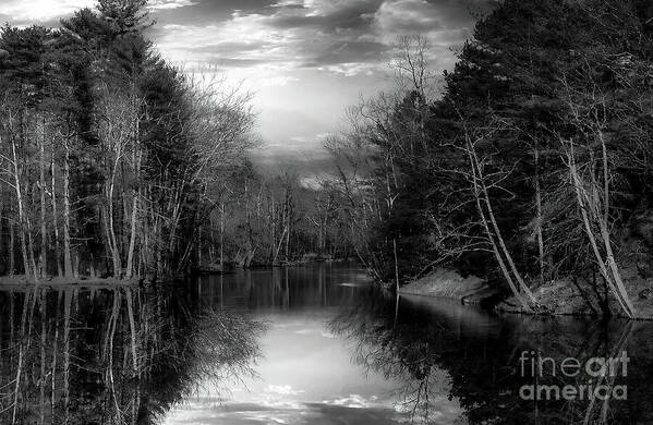 Holston Art Print featuring the photograph The Mysterious South Fork by Shelia Hunt