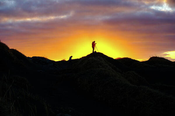 Sunset Art Print featuring the photograph Finding The Light - Ring Road, Iceland by Earth And Spirit