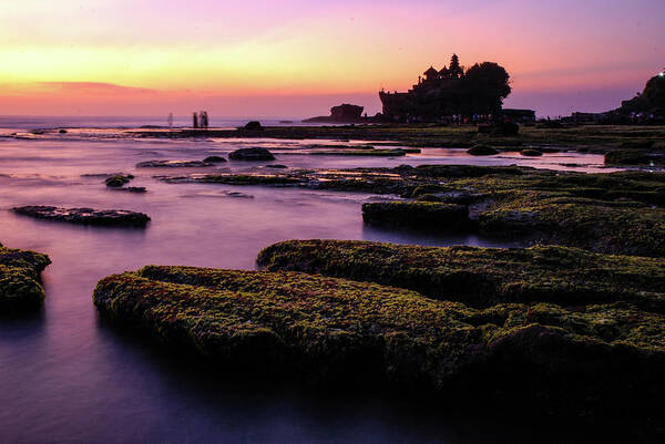 Tanah Lot Art Print featuring the photograph The Temple By The Sea - Tanah Lot Sunset, Bali by Earth And Spirit