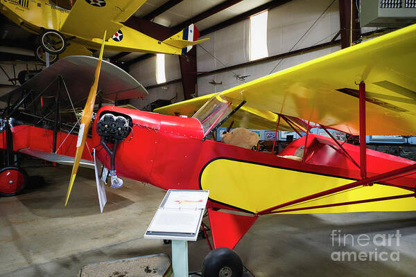 Hendersonville Airport Art Print featuring the photograph The Taylor Cub by Amy Dundon