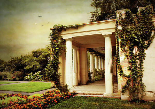 Untermyer Garden Art Print featuring the photograph The Terrace by Jessica Jenney