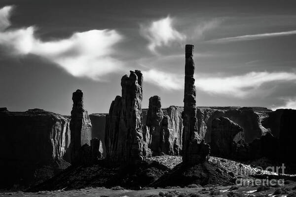 Monument Valley Art Print featuring the photograph Totem by Doug Sturgess