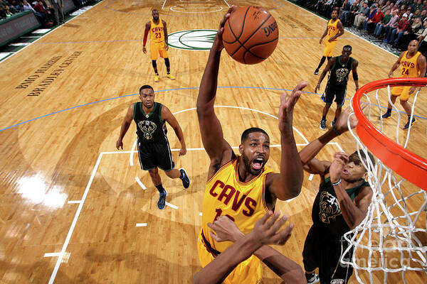 Nba Pro Basketball Art Print featuring the photograph Tristan Thompson by Gary Dineen