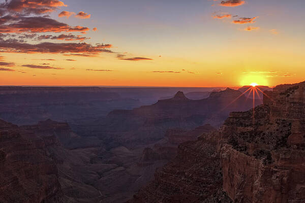 American Southwest Art Print featuring the photograph Twilight in the Canyon by Rick Furmanek