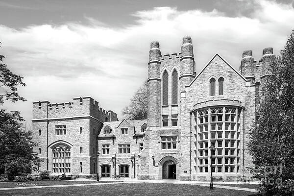 Uconn Law School Art Print featuring the photograph University of Connecticut School of Law Meskill Law Library by University Icons