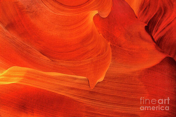 Dave Welling Art Print featuring the photograph Upper Antelope Or Corkscrew Slot Canyon Detail by Dave Welling