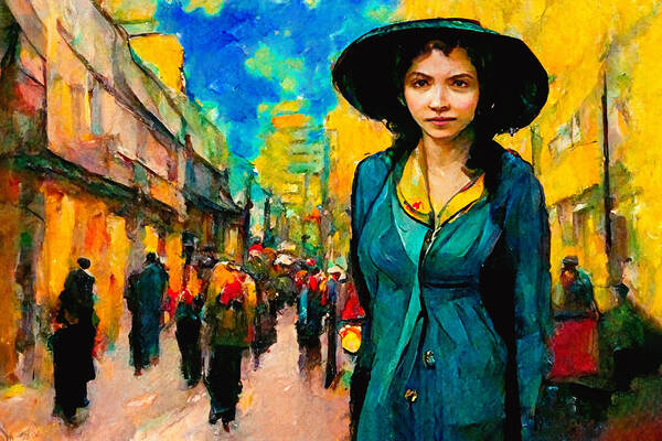 Vincent Van Gogh Art Print featuring the digital art Van Gogh #10 by Craig Boehman