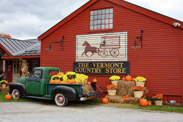 Vermont Country Store Art Print featuring the photograph Vermont Country Store by Jeff Folger