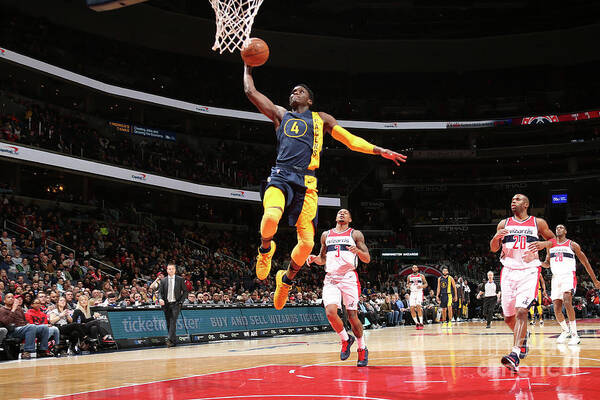 Victor Oladipo Art Print featuring the photograph Victor Oladipo by Ned Dishman
