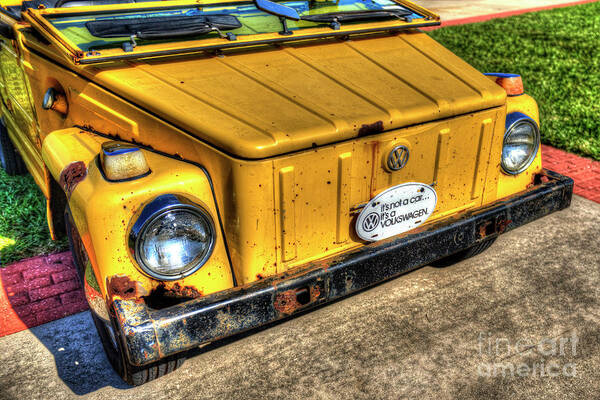 V8 Art Print featuring the photograph Volkswagen Thing by Greg Hager