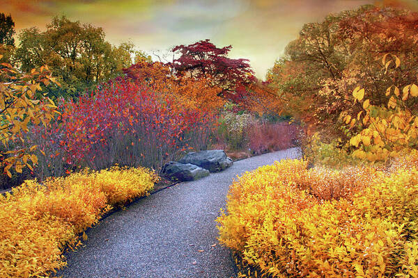 Autumn Art Print featuring the photograph Native Garden Splendor by Jessica Jenney