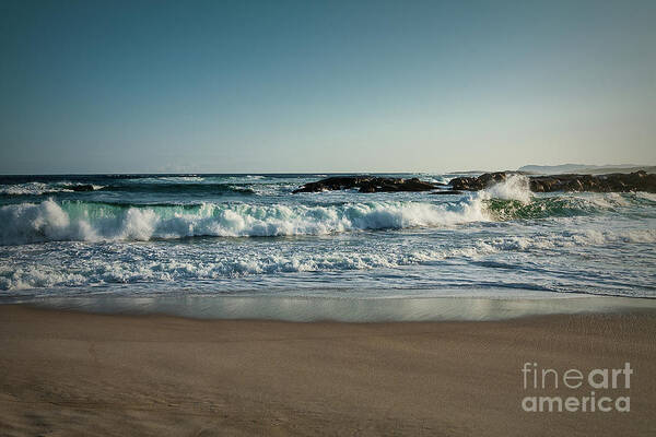 Coastal Art Print featuring the photograph Waves at Lights Beach, Denmark, Western Australia by Elaine Teague