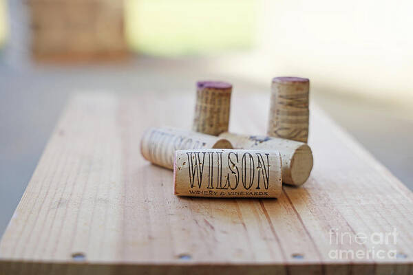 Wine Art Print featuring the photograph Wine Corks 4455 by Jack Schultz