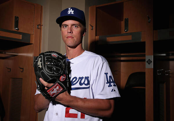 Media Day Art Print featuring the photograph Zack Greinke by Christian Petersen