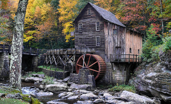 Mill Art Print featuring the photograph Mountain Mill #1 by William Griffin