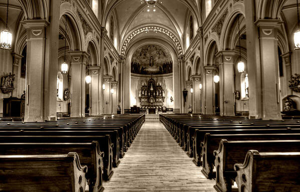 Mn Church Art Print featuring the photograph Church of the Assumption #9 by Amanda Stadther