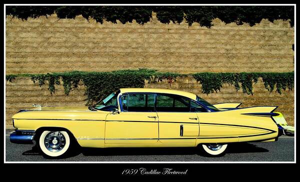 Cadillac Art Print featuring the photograph 1959 Cadillac Fleetwood by Don Struke