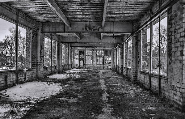 Derilict Art Print featuring the photograph Abandonded and Empty #2 by Trevor Kersley