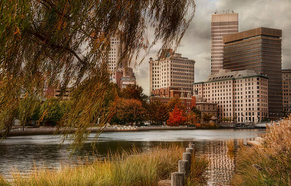 Providence Art Print featuring the photograph Over the River #2 by Robin-Lee Vieira