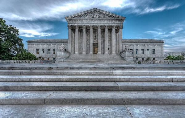 America Art Print featuring the photograph Supreme Court #3 by Peter Lakomy