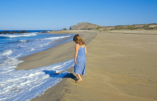 Baja: Cabo Art Print featuring the photograph A Day At The Beach by Buddy Mays